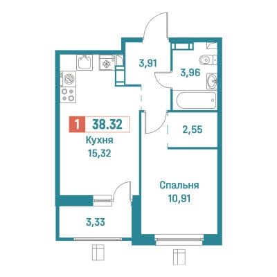 Квартира в ЖК Графика