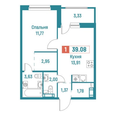 Квартира в ЖК Графика