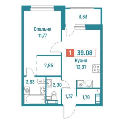 Квартира в ЖК Графика