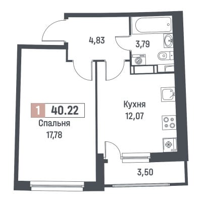 Квартира в ЖК Авиатор