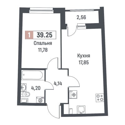 Квартира в ЖК Авиатор