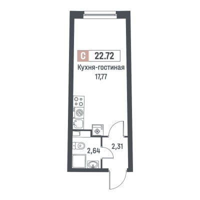Квартира в ЖК Авиатор