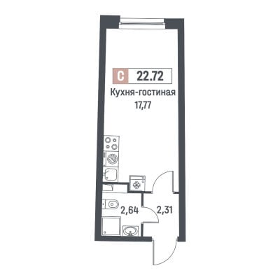Квартира в ЖК Авиатор