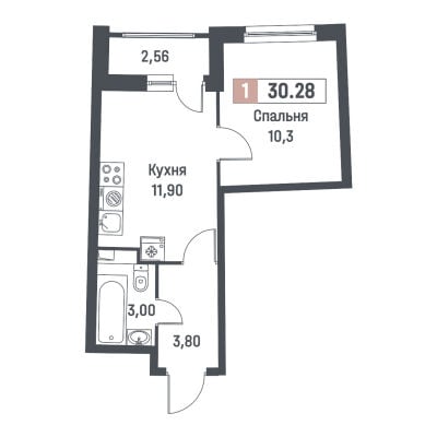 Квартира в ЖК Авиатор
