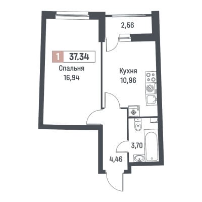 Квартира в ЖК Авиатор