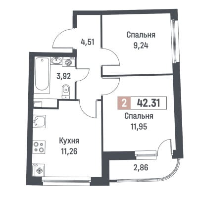 Квартира в ЖК Авиатор