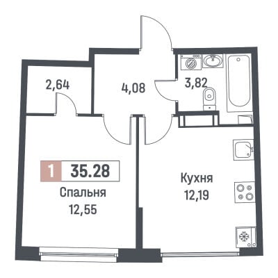 Квартира в ЖК Авиатор