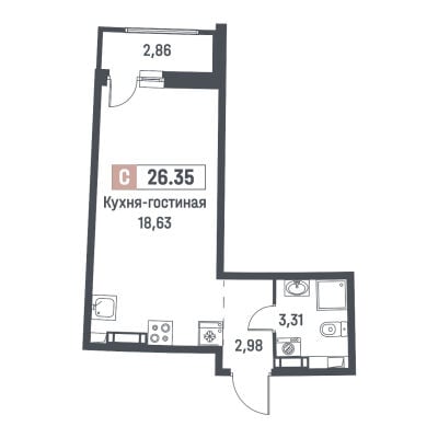Квартира в ЖК Авиатор