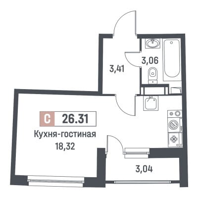Квартира в ЖК Авиатор