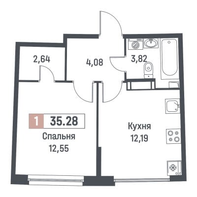 Квартира в ЖК Авиатор