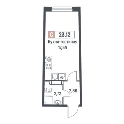 Квартира в ЖК Авиатор