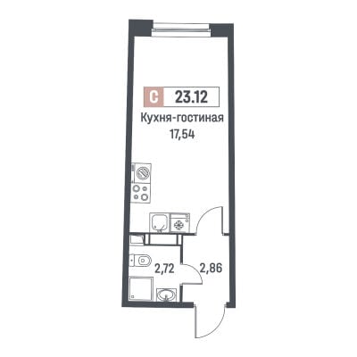 Квартира в ЖК Авиатор