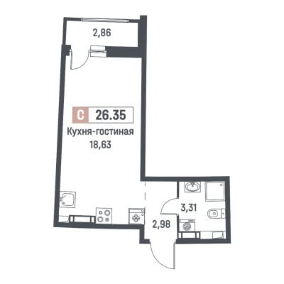 Квартира в ЖК Авиатор