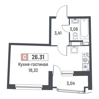 Квартира в ЖК Авиатор