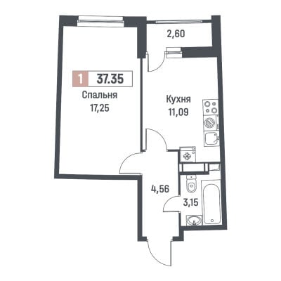 Квартира в ЖК Авиатор