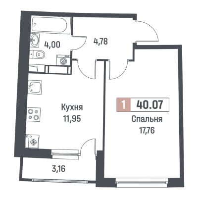 Квартира в ЖК Авиатор