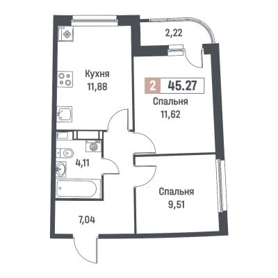 Квартира в ЖК Авиатор