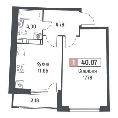 Квартира в ЖК Авиатор