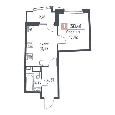 Квартира в ЖК Авиатор