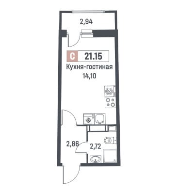Квартира в ЖК Авиатор