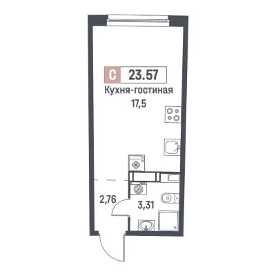 Квартира в ЖК Авиатор