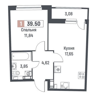 Квартира в ЖК Авиатор