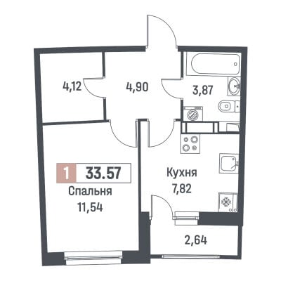 Квартира в ЖК Авиатор