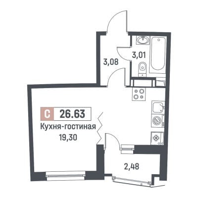 Квартира в ЖК Авиатор