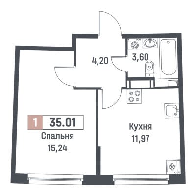 Квартира в ЖК Авиатор