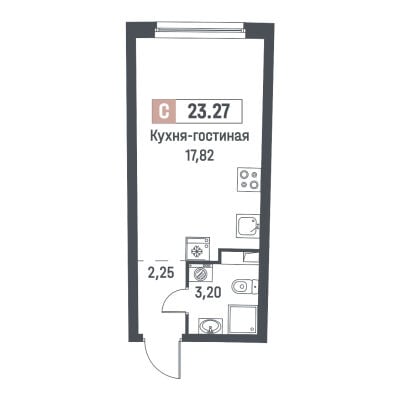 Квартира в ЖК Авиатор