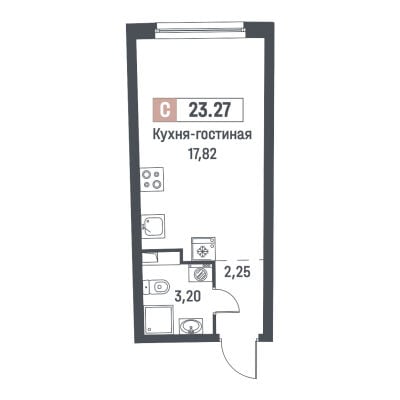 Квартира в ЖК Авиатор