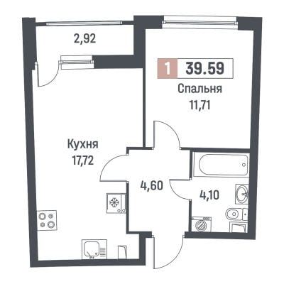 Квартира в ЖК Авиатор
