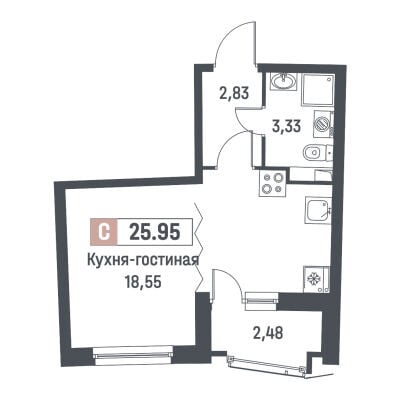 Квартира в ЖК Авиатор