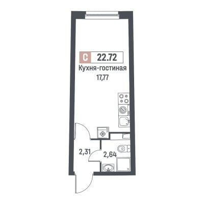 Квартира в ЖК Авиатор