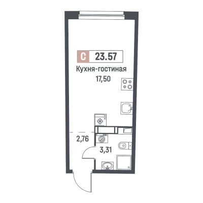 Квартира в ЖК Авиатор