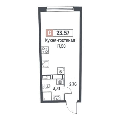 Квартира в ЖК Авиатор