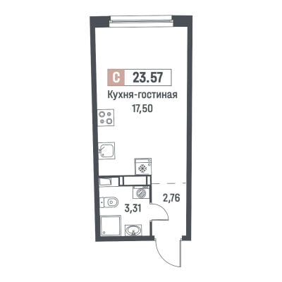 Квартира в ЖК Авиатор