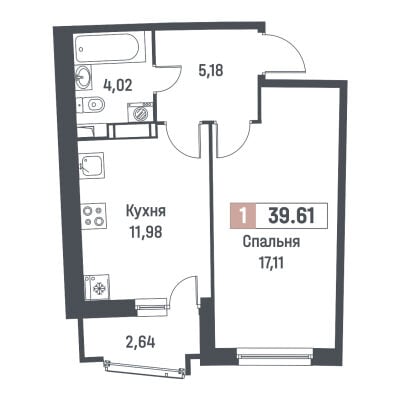 Квартира в ЖК Авиатор