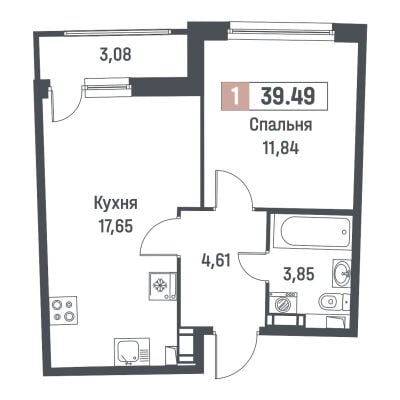 Квартира в ЖК Авиатор