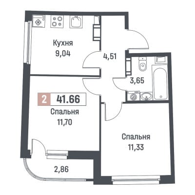 Квартира в ЖК Авиатор