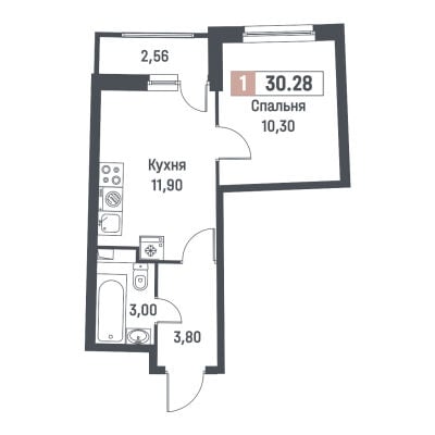 Квартира в ЖК Авиатор