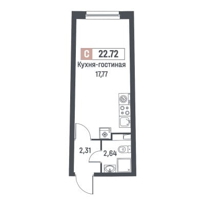 Квартира в ЖК Авиатор