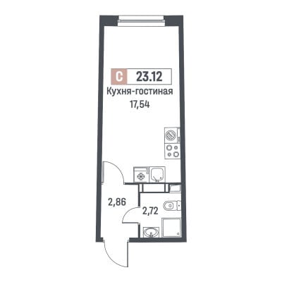 Квартира в ЖК Авиатор