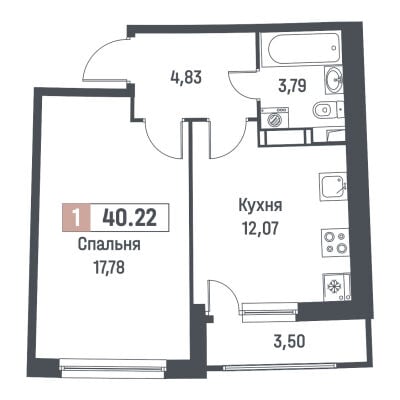 Квартира в ЖК Авиатор