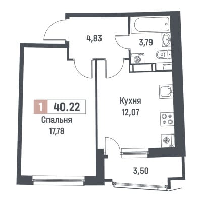 Квартира в ЖК Авиатор