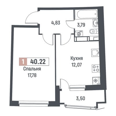 Квартира в ЖК Авиатор