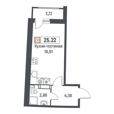 Квартира в ЖК Авиатор