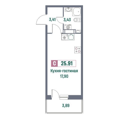 Квартира в ЖК Ленинградская перспектива
