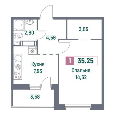 Квартира в ЖК Ленинградская перспектива