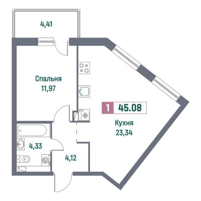 Квартира в ЖК Ленинградская перспектива